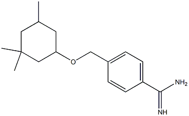 4-{[(3,3,5-trimethylcyclohexyl)oxy]methyl}benzene-1-carboximidamide|