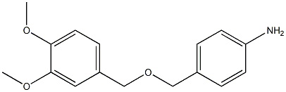 4-{[(3,4-dimethoxyphenyl)methoxy]methyl}aniline