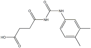 4-{[(3,4-dimethylphenyl)carbamoyl]amino}-4-oxobutanoic acid