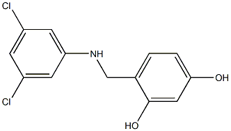 4-{[(3,5-dichlorophenyl)amino]methyl}benzene-1,3-diol