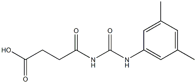 4-{[(3,5-dimethylphenyl)carbamoyl]amino}-4-oxobutanoic acid