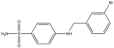  4-{[(3-bromophenyl)methyl]amino}benzene-1-sulfonamide