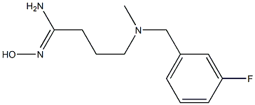 4-{[(3-fluorophenyl)methyl](methyl)amino}-N'-hydroxybutanimidamide