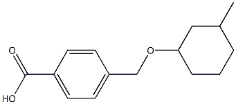 4-{[(3-methylcyclohexyl)oxy]methyl}benzoic acid