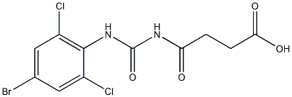 4-{[(4-bromo-2,6-dichlorophenyl)carbamoyl]amino}-4-oxobutanoic acid