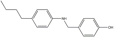 4-{[(4-butylphenyl)amino]methyl}phenol,,结构式