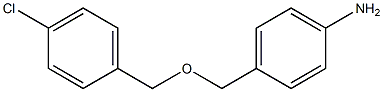 4-{[(4-chlorophenyl)methoxy]methyl}aniline Structure