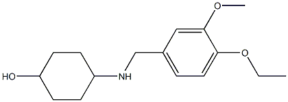 4-{[(4-ethoxy-3-methoxyphenyl)methyl]amino}cyclohexan-1-ol,,结构式