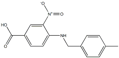 4-{[(4-methylphenyl)methyl]amino}-3-nitrobenzoic acid