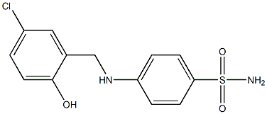 4-{[(5-chloro-2-hydroxyphenyl)methyl]amino}benzene-1-sulfonamide