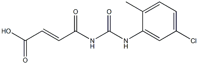  4-{[(5-chloro-2-methylphenyl)carbamoyl]amino}-4-oxobut-2-enoic acid