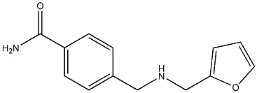 4-{[(furan-2-ylmethyl)amino]methyl}benzamide 化学構造式