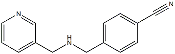 4-{[(pyridin-3-ylmethyl)amino]methyl}benzonitrile Structure