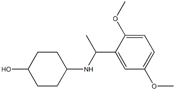 4-{[1-(2,5-dimethoxyphenyl)ethyl]amino}cyclohexan-1-ol Structure