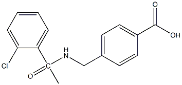 4-{[1-(2-chlorophenyl)acetamido]methyl}benzoic acid