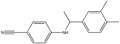 4-{[1-(3,4-dimethylphenyl)ethyl]amino}benzonitrile|