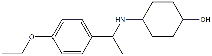 4-{[1-(4-ethoxyphenyl)ethyl]amino}cyclohexan-1-ol Structure