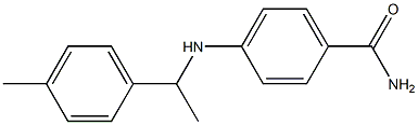 4-{[1-(4-methylphenyl)ethyl]amino}benzamide Structure