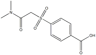  4-{[2-(dimethylamino)-2-oxoethyl]sulfonyl}benzoic acid