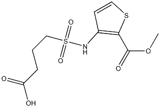 4-{[2-(methoxycarbonyl)thiophen-3-yl]sulfamoyl}butanoic acid