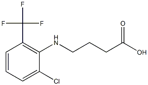 4-{[2-chloro-6-(trifluoromethyl)phenyl]amino}butanoic acid Structure