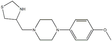 4-{[4-(4-methoxyphenyl)piperazin-1-yl]methyl}-1,3-thiazolidine