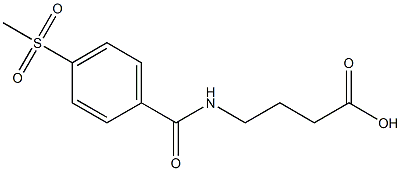  4-{[4-(methylsulfonyl)benzoyl]amino}butanoic acid