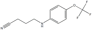 4-{[4-(trifluoromethoxy)phenyl]amino}butanenitrile|