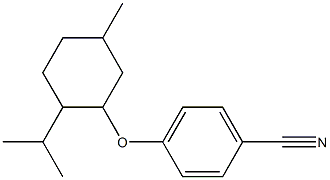  4-{[5-methyl-2-(propan-2-yl)cyclohexyl]oxy}benzonitrile