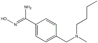 4-{[butyl(methyl)amino]methyl}-N'-hydroxybenzenecarboximidamide|