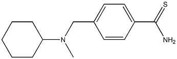  4-{[cyclohexyl(methyl)amino]methyl}benzenecarbothioamide