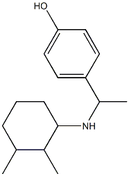  4-{1-[(2,3-dimethylcyclohexyl)amino]ethyl}phenol