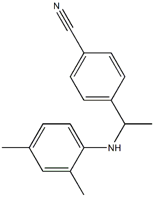 4-{1-[(2,4-dimethylphenyl)amino]ethyl}benzonitrile