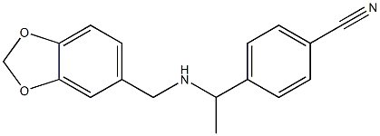 4-{1-[(2H-1,3-benzodioxol-5-ylmethyl)amino]ethyl}benzonitrile