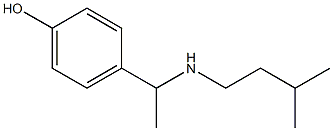 4-{1-[(3-methylbutyl)amino]ethyl}phenol
