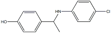 4-{1-[(4-chlorophenyl)amino]ethyl}phenol