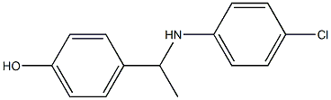  4-{1-[(4-chlorophenyl)amino]ethyl}phenol