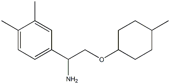 4-{1-amino-2-[(4-methylcyclohexyl)oxy]ethyl}-1,2-dimethylbenzene|