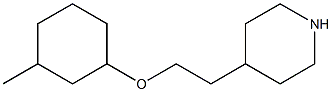  4-{2-[(3-methylcyclohexyl)oxy]ethyl}piperidine