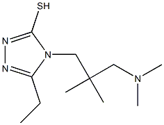 4-{2-[(dimethylamino)methyl]-2-methylpropyl}-5-ethyl-4H-1,2,4-triazole-3-thiol