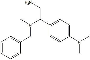 4-{2-amino-1-[benzyl(methyl)amino]ethyl}-N,N-dimethylaniline,,结构式