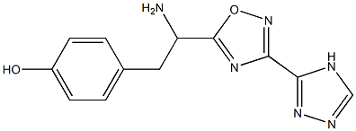 4-{2-amino-2-[3-(4H-1,2,4-triazol-3-yl)-1,2,4-oxadiazol-5-yl]ethyl}phenol