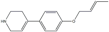 4-{4-[(2E)-but-2-enyloxy]phenyl}-1,2,3,6-tetrahydropyridine