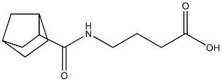 4-{bicyclo[2.2.1]heptan-2-ylformamido}butanoic acid,,结构式