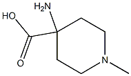 4-amino-1-methylpiperidine-4-carboxylic acid Struktur