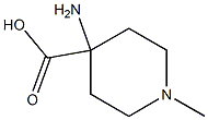 4-amino-1-methylpiperidine-4-carboxylic acid,,结构式