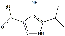 4-amino-5-isopropyl-1H-pyrazole-3-carboxamide Structure