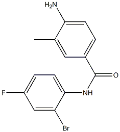 4-amino-N-(2-bromo-4-fluorophenyl)-3-methylbenzamide