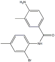 4-amino-N-(2-bromo-4-methylphenyl)-3-methylbenzamide Structure