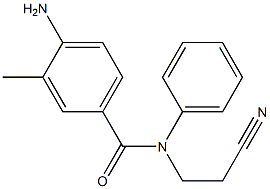 4-amino-N-(2-cyanoethyl)-3-methyl-N-phenylbenzamide